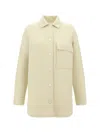 Jil Sander Logo-jacquard Jacket In White