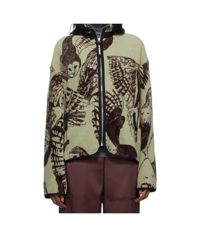 Jil Sander Jacquard Jacket In Multicolor