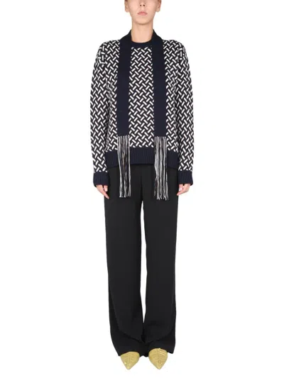 JIL SANDER JIL SANDER JACQUARD SWEATER