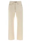 Jil Sander Japanese Denim Jeans With Rivet Accents