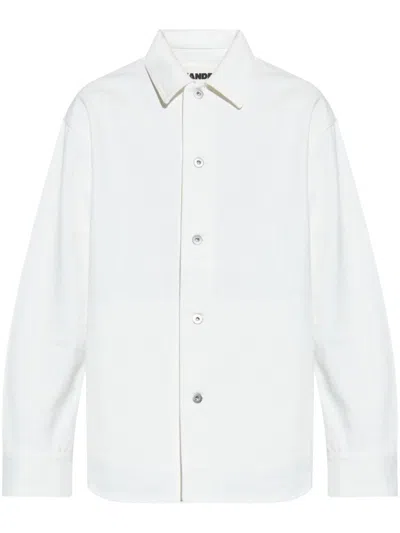 Jil Sander Buttoned Shirt In White