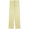 Jil Sander Glossy-finish Trousers In Beige