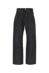 Jil Sander Blue Jeans With Belt Loops And Logo Patch On The Rear In Denim Man In Blue