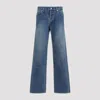 Jil Sander Canard Blue Cotton Trouser 18 Denim Jeans In Blue