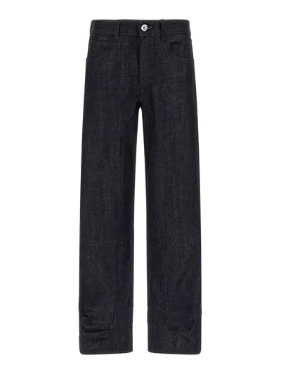JIL SANDER JEANS BOOT-CUT - NEGRO