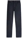 Jil Sander Straight Leg Trousers Belt Loops In Blue