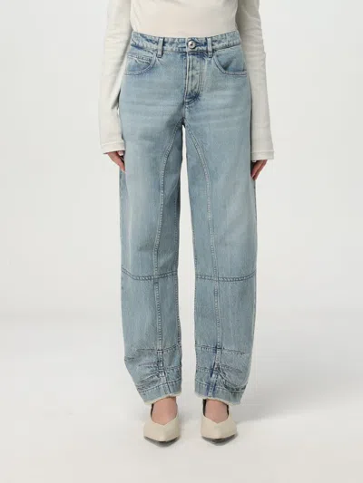 JIL SANDER JEANS JIL SANDER WOMAN COLOR GNAWED BLUE,G80948011