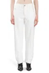 Jil Sander Women's 100% Cotton Natural Jeans In White