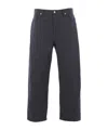 Jil Sander Jeans With Belt Loops In Black