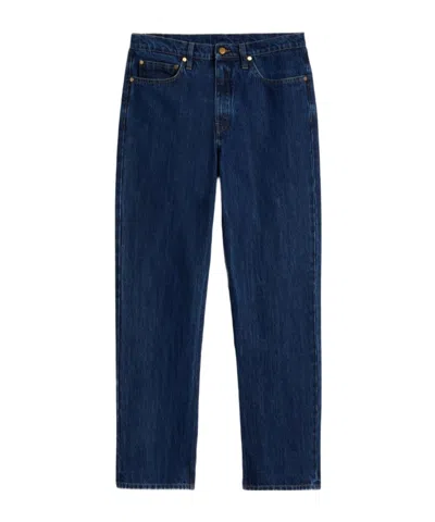 Jil Sander Jeans With Belt Loops In Animal Print