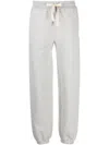 Jil Sander Jersey Drawstring-waist Sweatpants In Grau