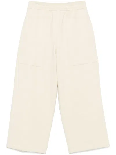 Jil Sander Jersey Sweatpants In White
