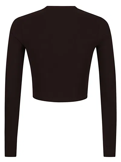 Jil Sander Jersey T-shirt In Brown