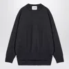 Jil Sander Wool Crewneck Sweater In Grey