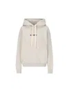 Jil Sander Grey Cotton Hoodie In Gray