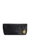 Jil Sander Jewel Clutch In Black