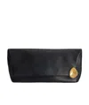 Jil Sander Jewel Clutch In Black