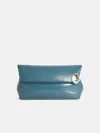 Jil Sander 'jewel' 'ocean' Leather Clutch