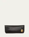 Jil Sander Jewel Clutch In Black