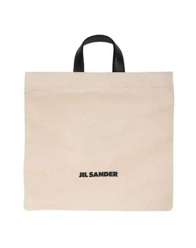 Jil Sander Beige Handbag Woman Handbag Beige Size - Linen In Neutral