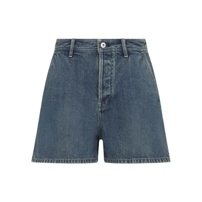 JIL SANDER JIL SANDER JIL SANDER+ BLUE COTTON SHORTS