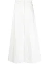 Jil Sander High Waist Flared Cut Jeans