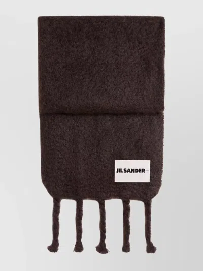 Jil Sander Jill Sander Label Plain Scarf