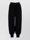 Jil Sander Pantalone Jogging In Misto Lana Nera  Donna