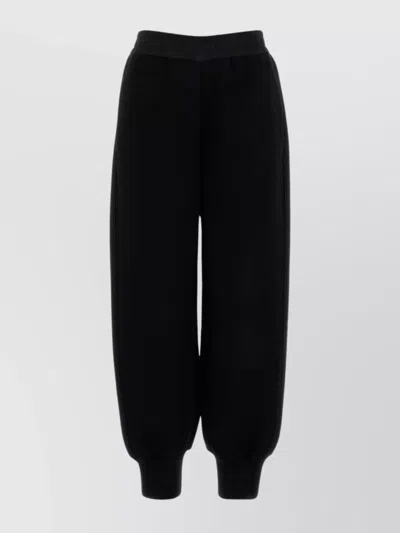 JIL SANDER JOGGERS WOOL BLEND ELASTIC WAISTBAND