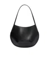 Jil Sander Kante Angular Leather Shoulder Bag In Black