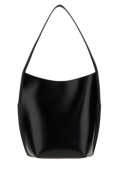Jil Sander Kante Tote Shoulder Bag In Black