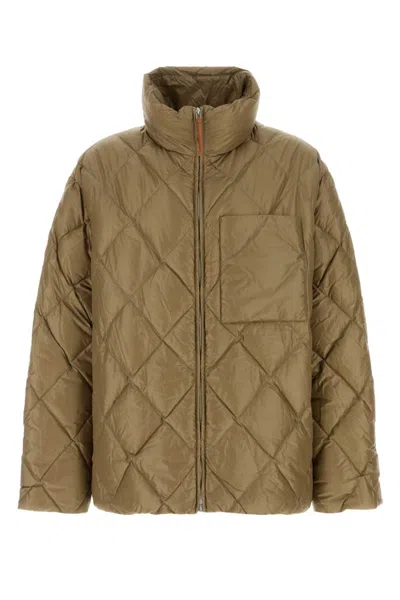 JIL SANDER KHAKI QUILTED JACKET
