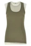 Jil Sander Green Kit Tank Top Set