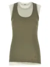 Jil Sander Green Kit Tank Top Set