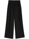 Jil Sander Tailored Trousers - Women's - Viscose/silk In Black