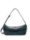 Jil Sander Kleine Rollup Schultertasche In Grün