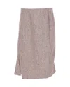 Jil Sander Knee-length Skirt In Beige Alpaca Wool In Neutral