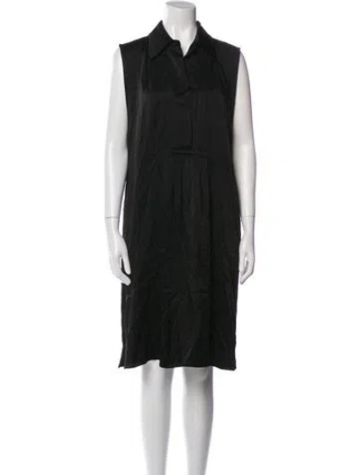 Pre-owned Jil Sander Knee-length Dress In Black