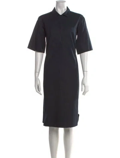 Pre-owned Jil Sander Knee-length Dress In Black