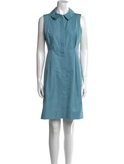 Pre-owned Jil Sander Knee-length Dress In Blue