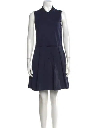 Pre-owned Jil Sander Knee-length Dress In Blue