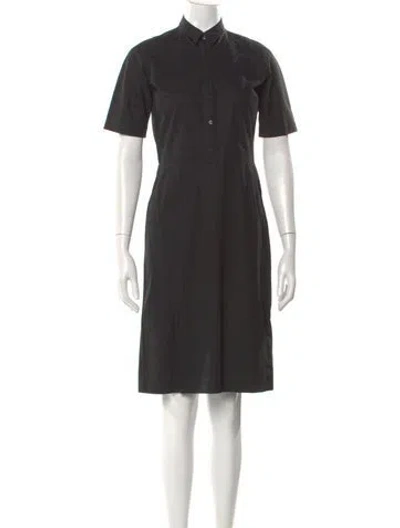 Pre-owned Jil Sander Knee-length Dress In Gray