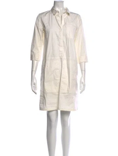 Pre-owned Jil Sander Knee-length Dress In Neutral