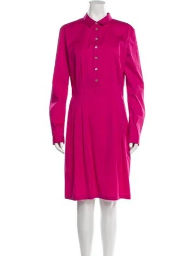 Pre-owned Jil Sander Knee-length Dress In Pink