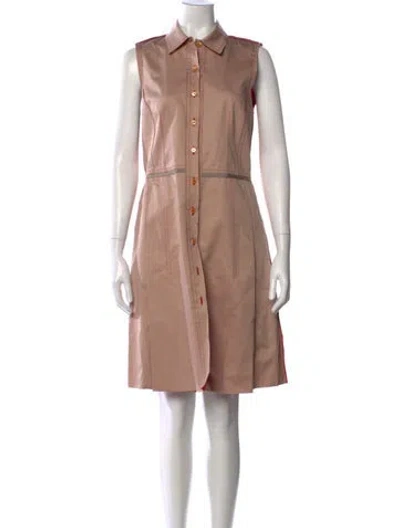 Pre-owned Jil Sander Knee-length Dress W/ Tags In Brown