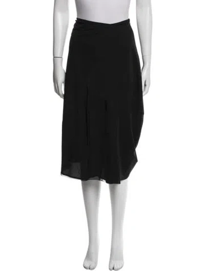 Pre-owned Jil Sander Knee-length Skirt In Black