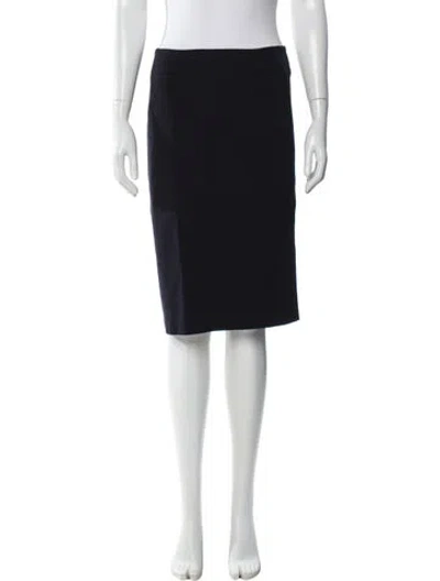 Pre-owned Jil Sander Knee-length Skirt In Blue