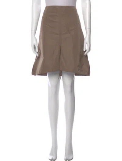 Pre-owned Jil Sander Knee-length Skirt In Brown