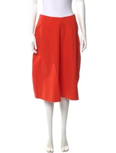 Pre-owned Jil Sander Knee-length Skirt In Red