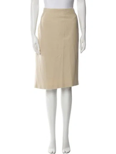 Pre-owned Jil Sander Knee-length Skirt In Yellow